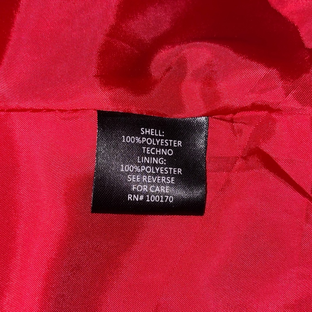 Sandro Studio Red Button Up Ruffle Rain Jacket
Size small - Picture 7 of 7
